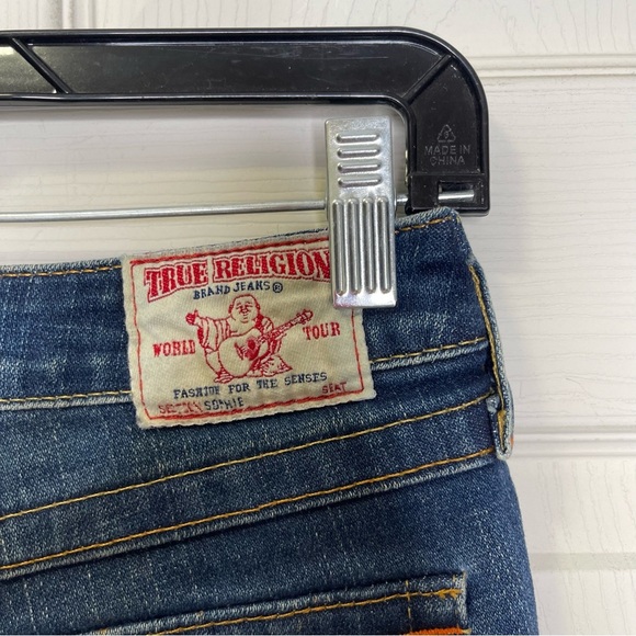 True Religion Women’s Booty Jeans Shorts Sz 24 - Picture 2 of 9